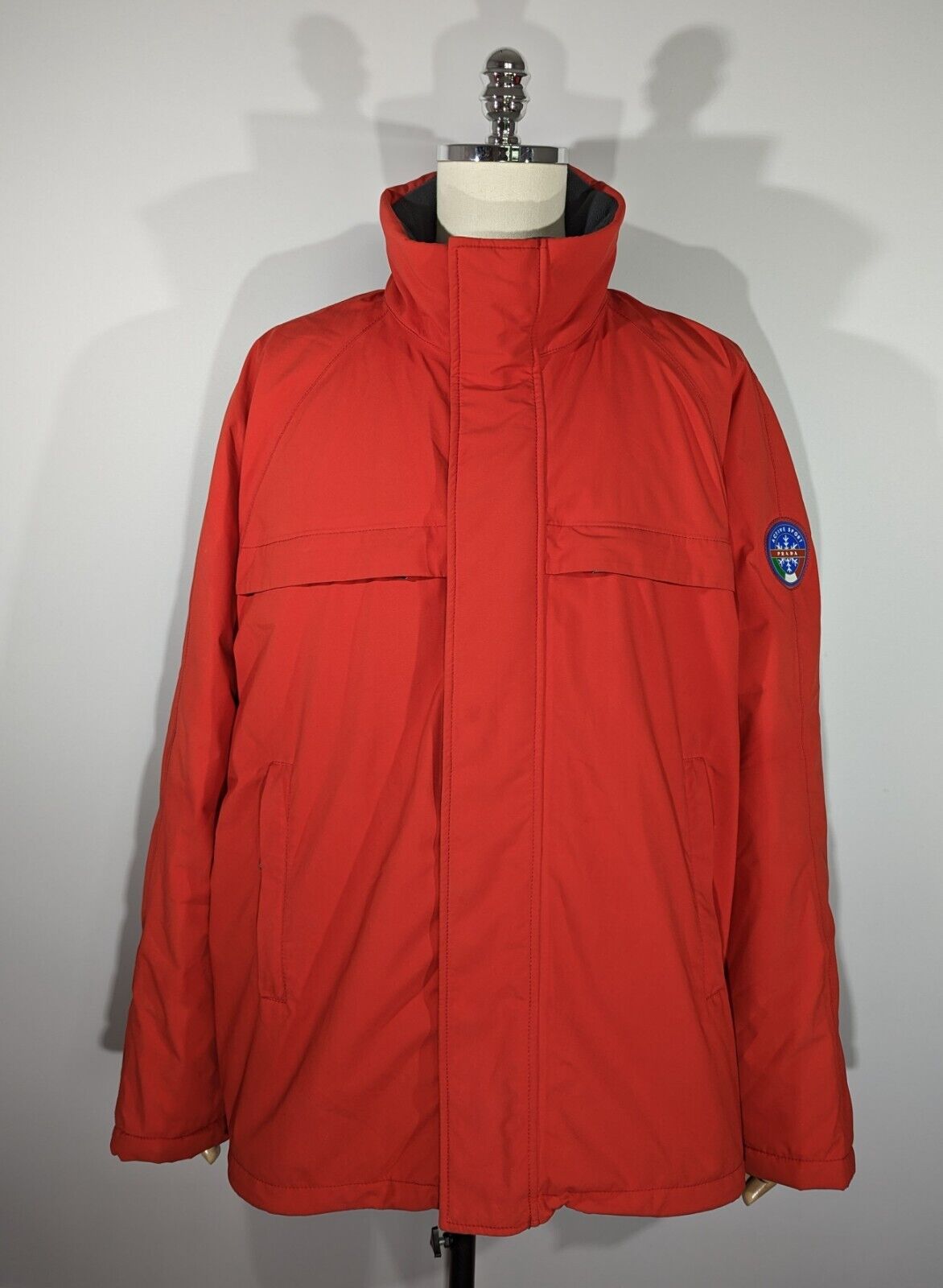 Prada Active Sport Gore-Tex Men's Ski Jacket With Hidden Prada Active Sport Gore-Tex Men's Ski Jacket With Hidden
