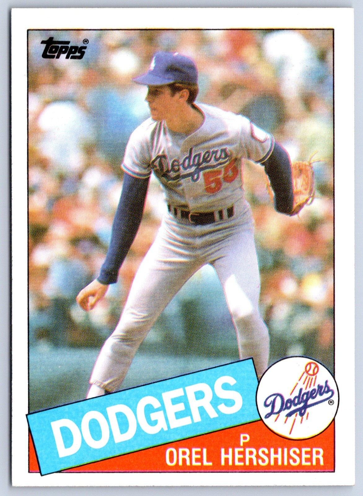 OREL HERSHISER RC 1985 TOPPS 85 NO 493 NRMINT+ 33389 | eBay