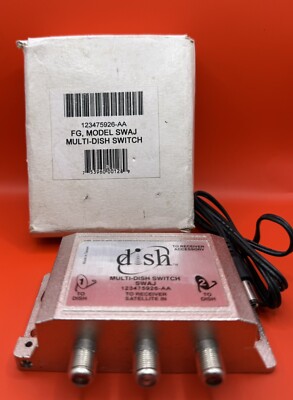 DISH NETWORK  MULTI-DISH SWITCH model SWAJ  123475926-AA  