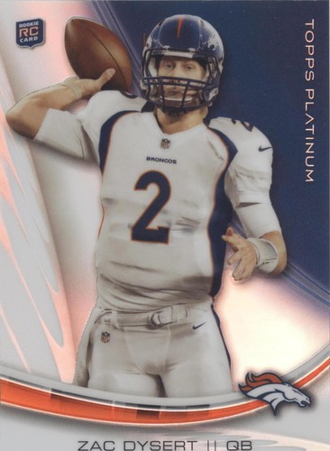 2013 Topps Platinum Zac Dysert #126