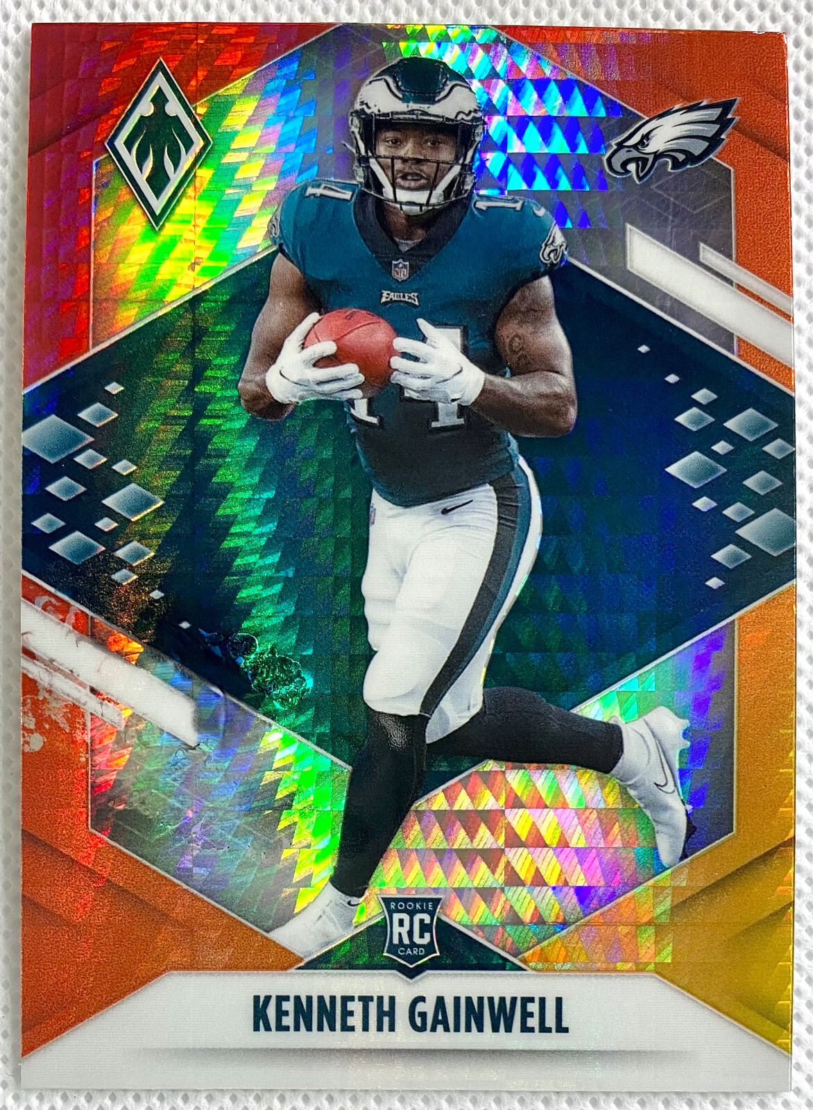 2021 Panini Phoenix Kenneth Gainwell Rookie Fire Burst Card