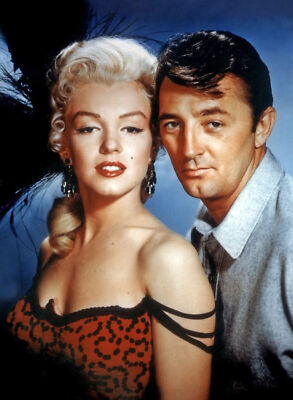 PHOTO LA RIVIERE SANS RETOUR - ROBERT MITCHUM & MARILYN MONROE V002 760