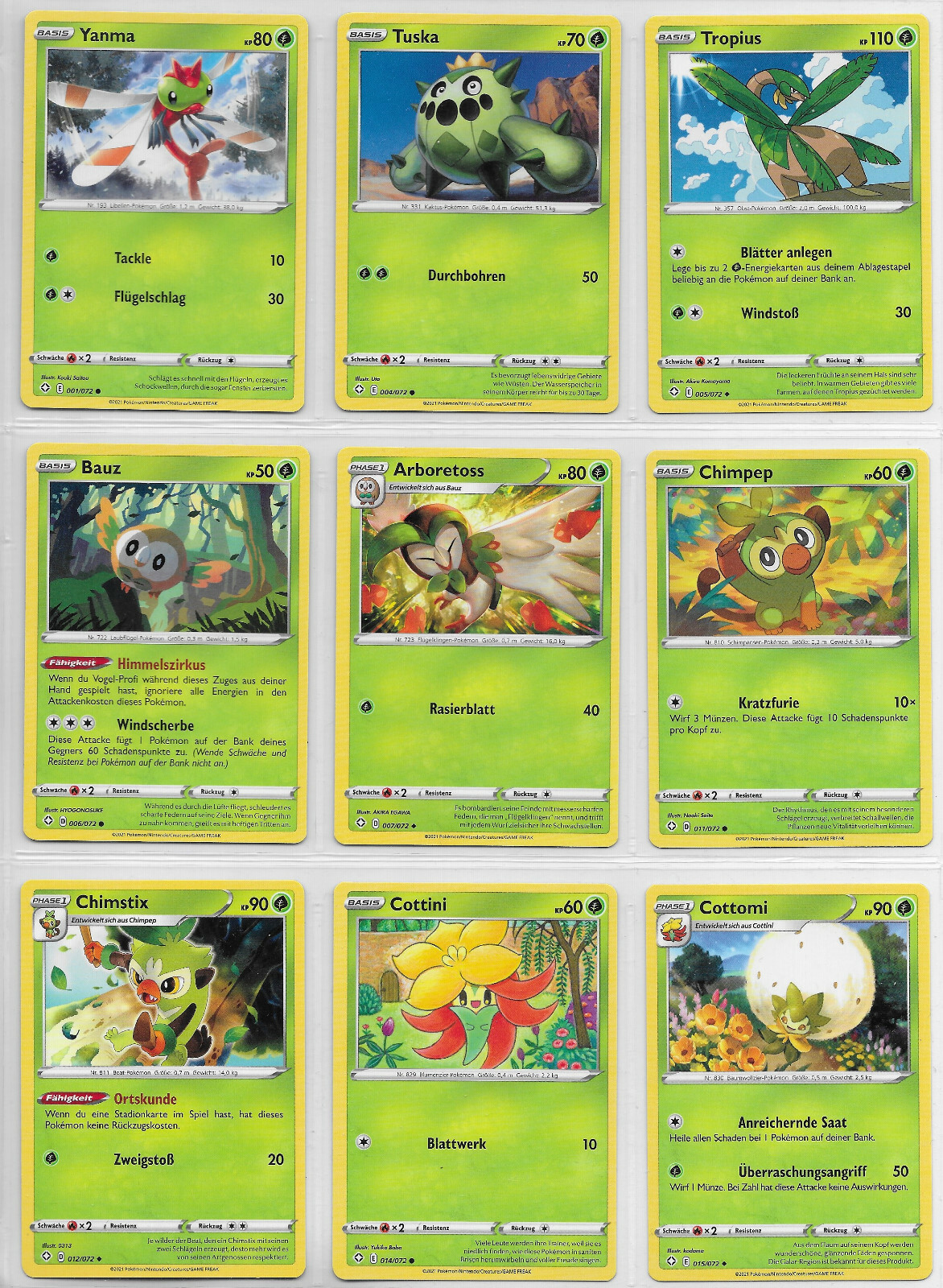 Lot - Glänzendes Schickscksal 2021 - Nr. 01 bis 63 - Common Uncommon -DE- Mint