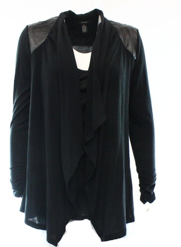 Cardigan Alfani – Noir/Or – Taille PP – Broderie Métal – Neuf Avec étiquettes