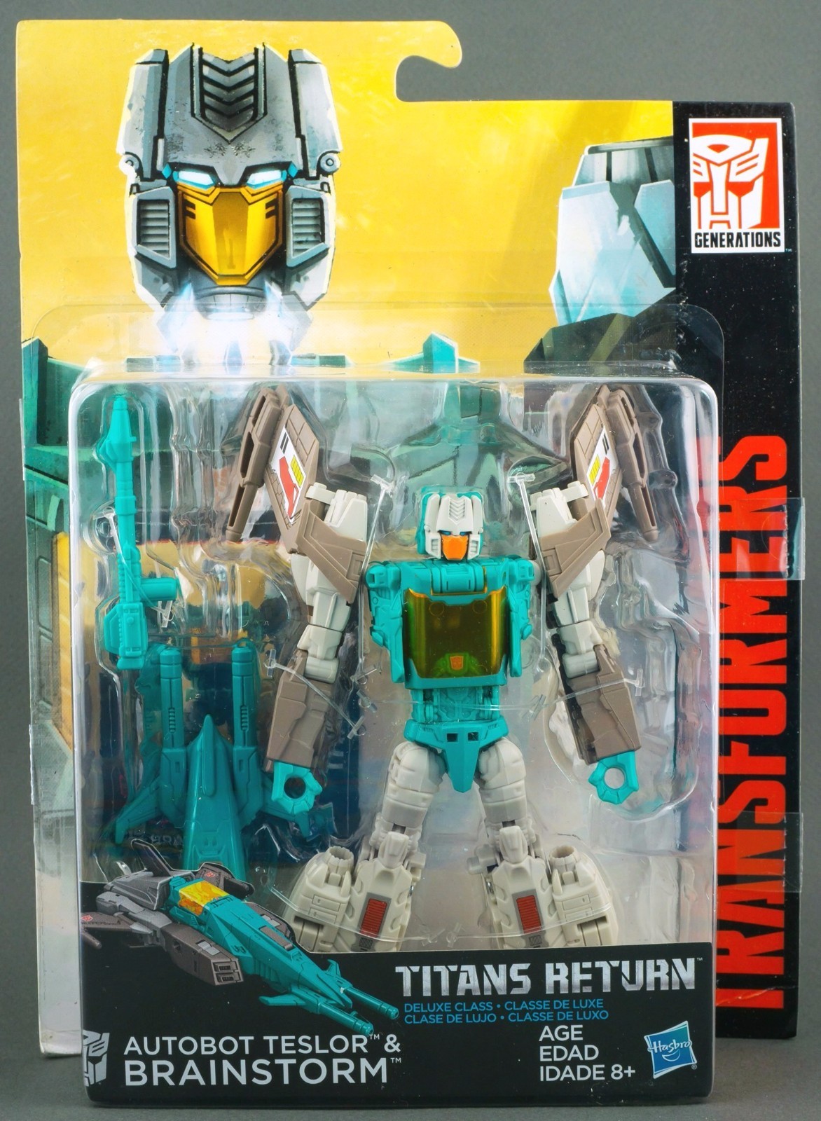 Transformers Titans Return Brainstorm & Autobot Teslor - Deluxe Transformers Titans Return Brainstorm & Autobot Teslor - Deluxe