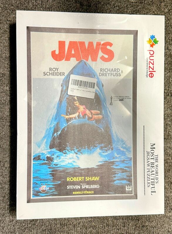 Jaws Movie 1000 Piece Jigsaw Puzzle - New