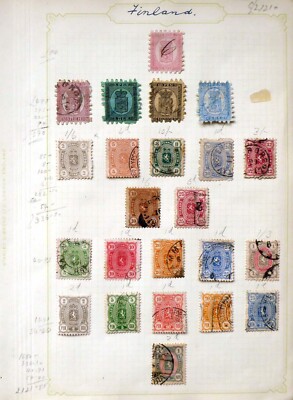 FINLAND Classics MIXED CONDITION CV £2,121 Fine/Used GQ949