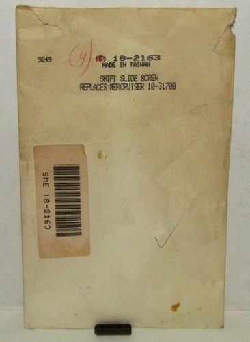 NEW SIERRA MARINE BOAT SHIFT SLIDE SCREW PART NO. 18-2163 | eBay