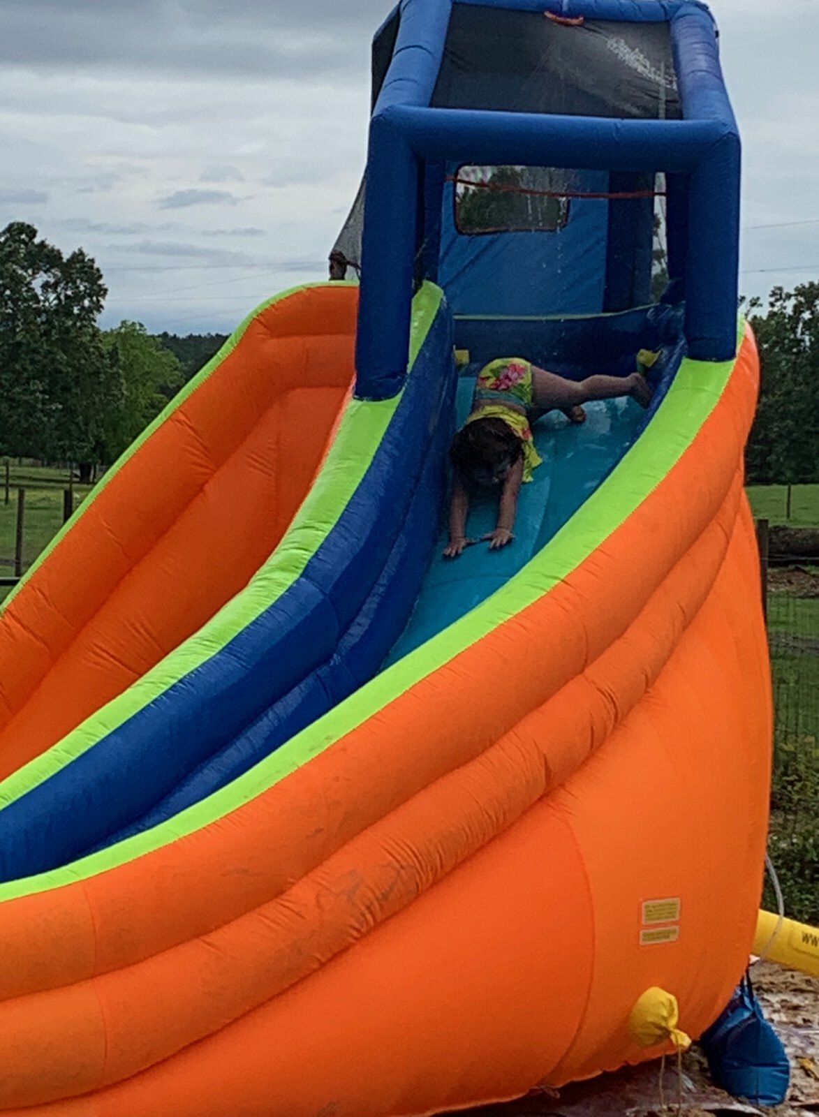Banzai Sidewinder Falls Inflatable Water Park Play Pool with Slides and Cannons 191124235246 | eBay