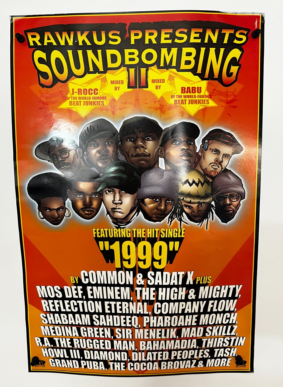 Rawkus Records Presents Soundbombing II Store Promo Poster