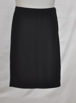Joan Rivers Texture Knit Skirt Size S Black
