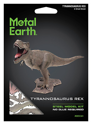 Fascinations Metal Earth TYRANNOSAURUS REX (T. REX) 3D Steel Laser Cut Model Kit