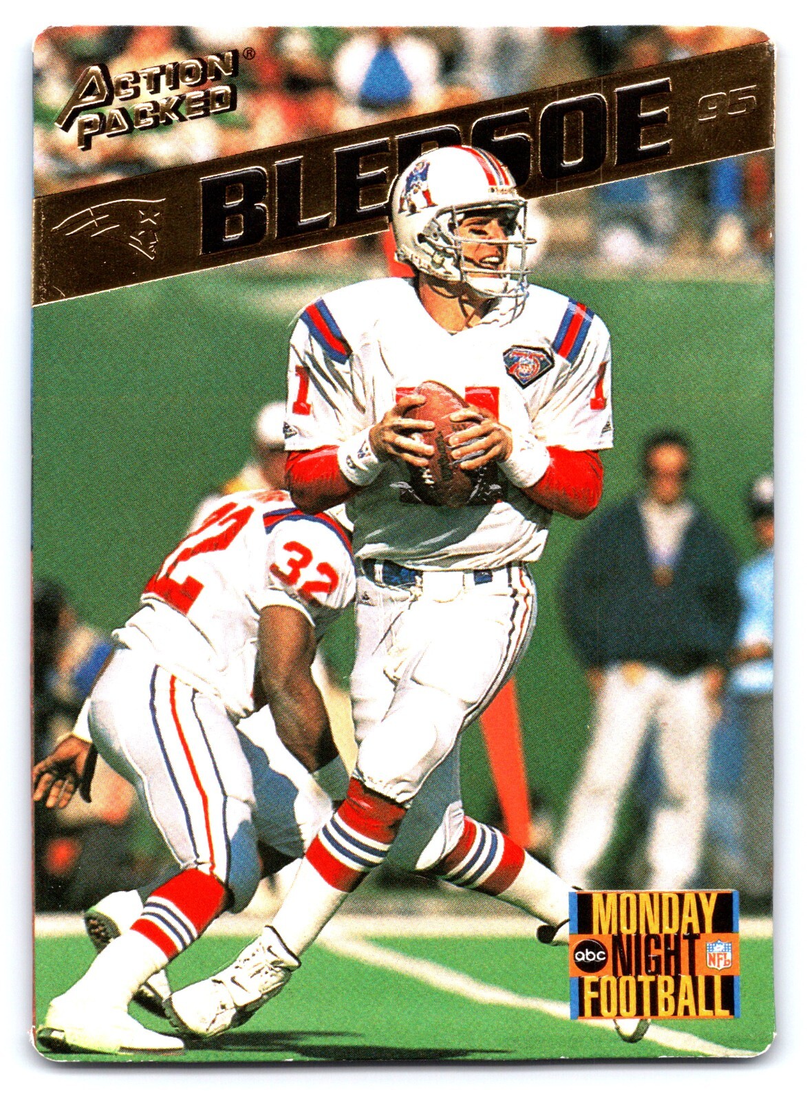 その他 THE ROOSTERS EARLY BEST SCORE BOOK 1995 Drew Bledsoe Pinnacle Action Packed Monday Night