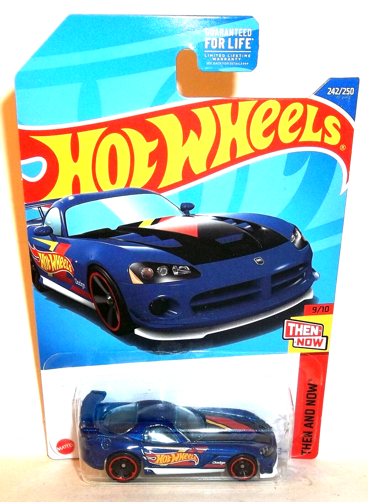 2022 HOT WHEELS 1:64 HW THEN AND NOW 9/10 BLUE DODGE VIPER