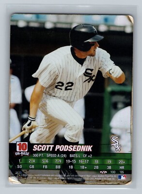 MLB Showdown 2005 Scott Podsednik #100 Trading Deadline Foil White Sox