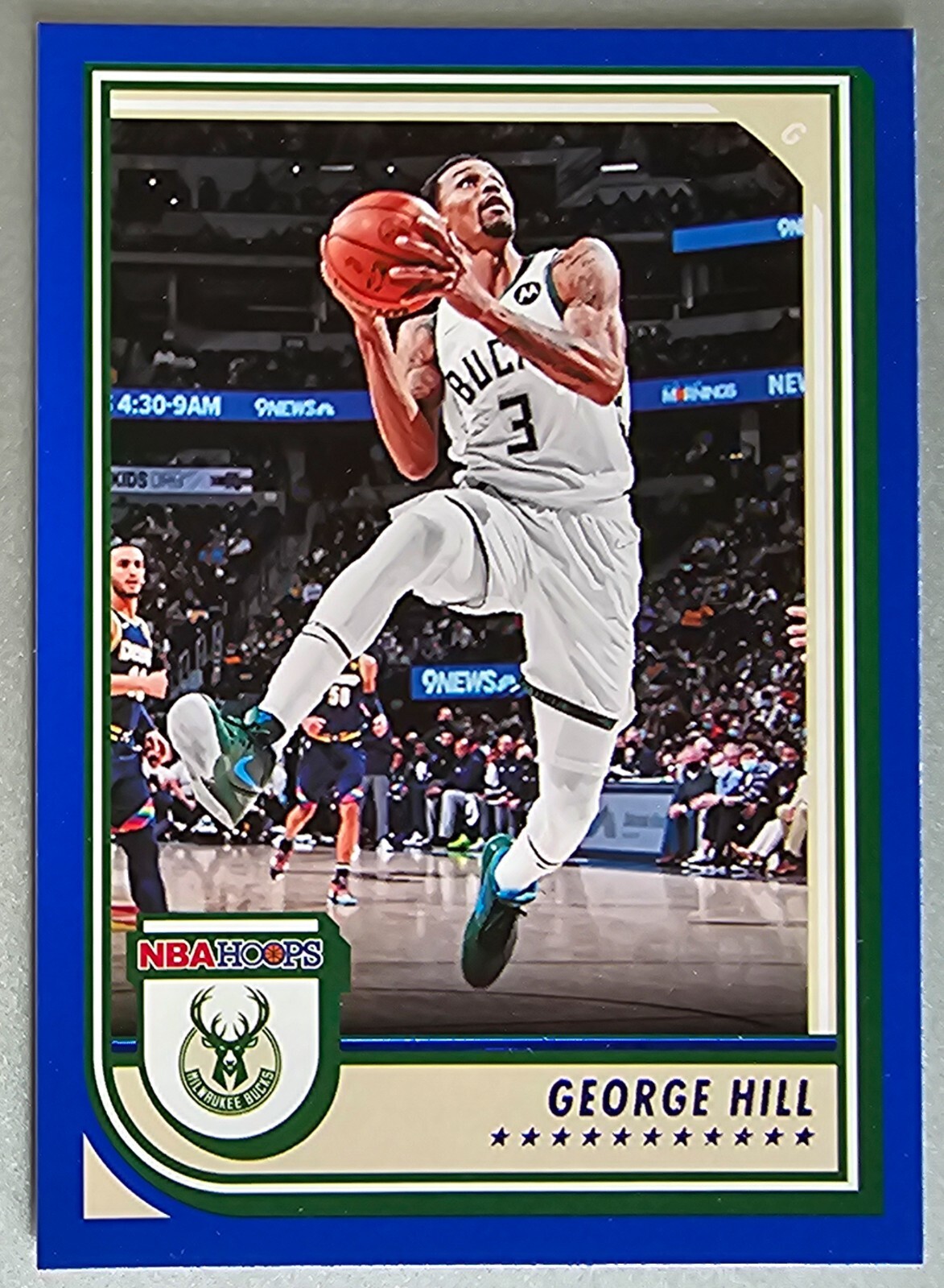 2022-23 Panini NBA Hoops Blue Parallel SP George Hill #50
