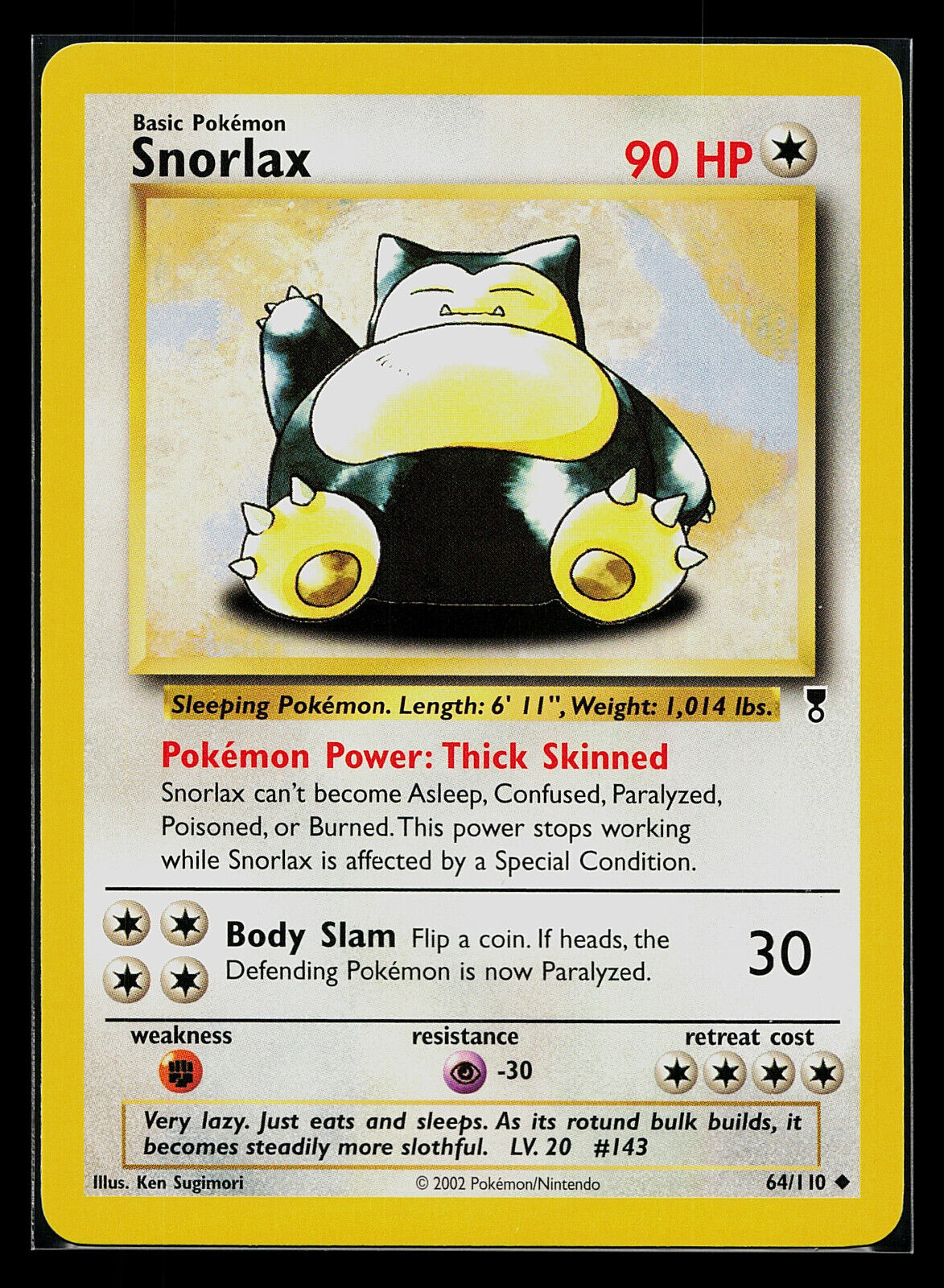 Pokemon Card - Snorlax Legendary Collection 64/110 | eBay Pokemon Card - Snorlax Legendary Collection 64/110 | eBay