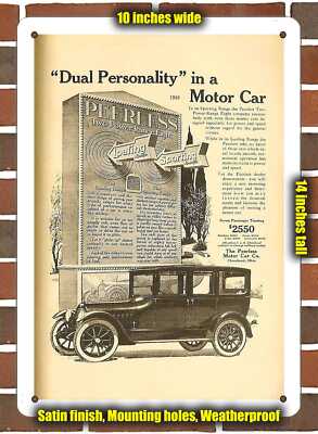 METAL SIGN - 1918 Peerless Vintage Ad 01