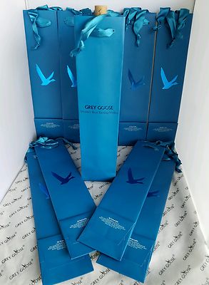 1 Grey Goose Collection Branded Liquor Bottle Gift Bags