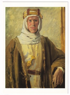 Post Card Colonel T. E. Lawrence 1919 by Augustus John