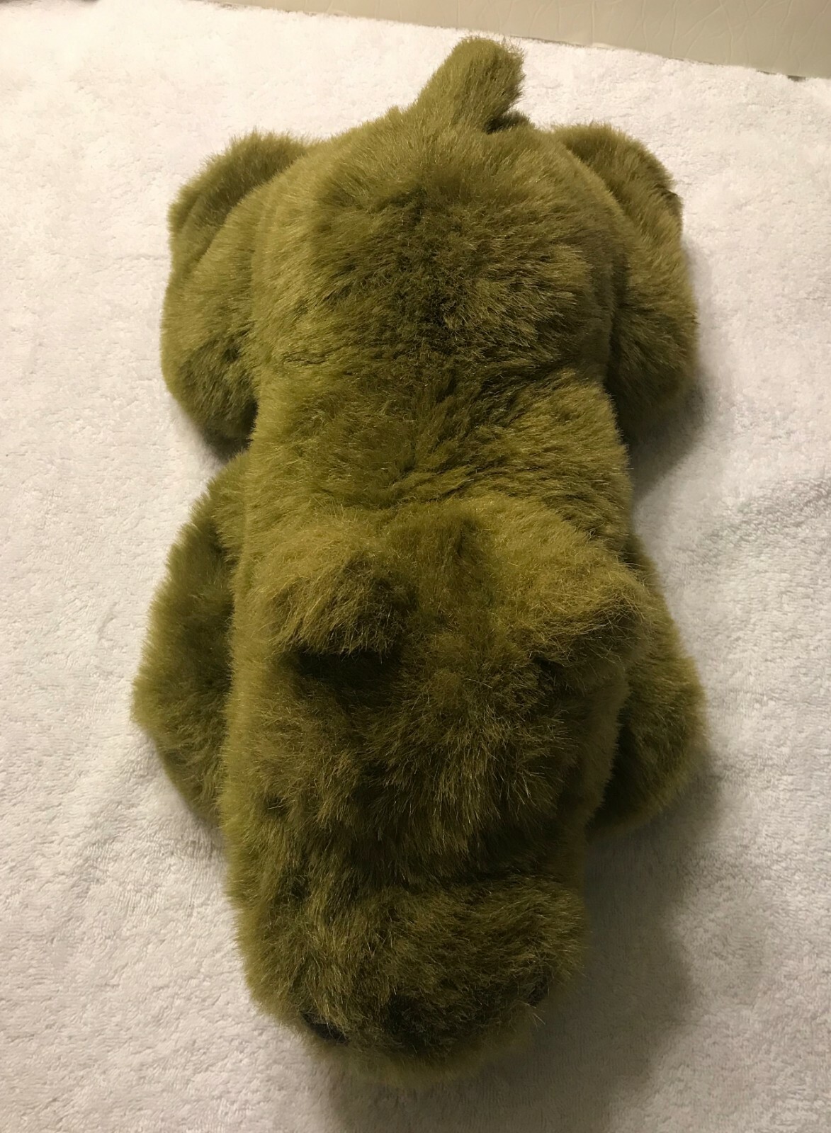 Gund-HYACINTH THE HIPPO 1983 Collector's Classic Green Vintage Plush