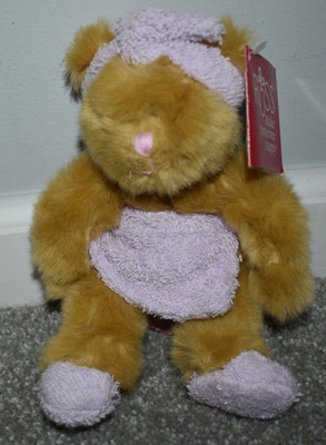 RUSS BEAR  PLUSH BUBBLES TERRY CLOTH  8'' HONEY  easter