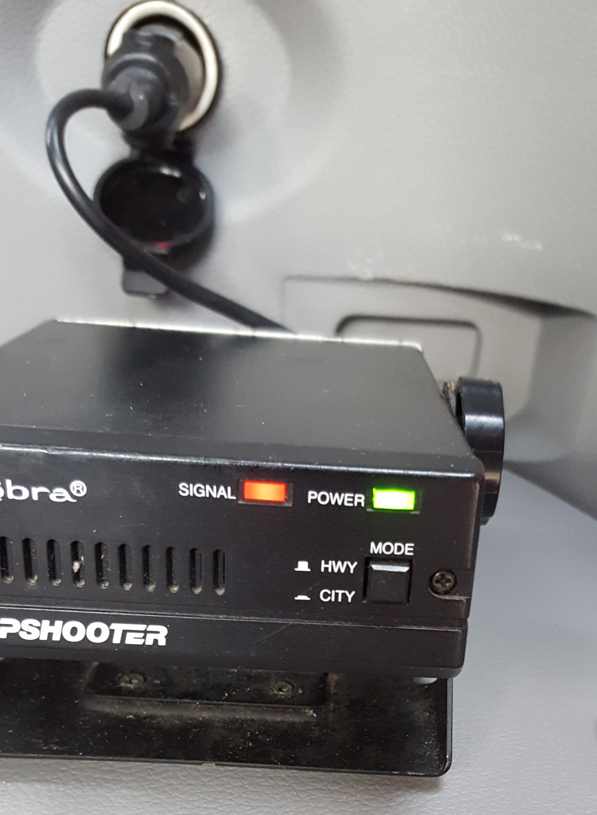 Cobra Trapshooter Radar Detector Model Rd 2100 w/ Visor Clip Tested Good vintage