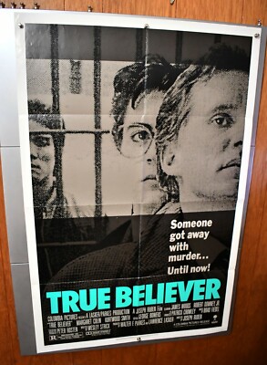True Believer Original 1989  One Sheet Movie Poster NSS 890016 James Woods 