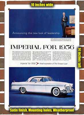METAL SIGN - 1956 Imperial Vintage Ad 05