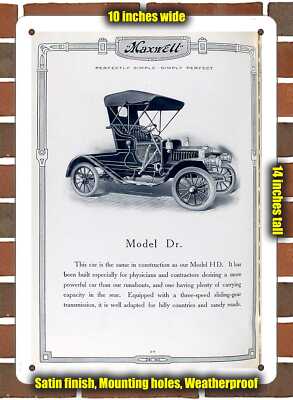 METAL SIGN - 1909 Maxwell (Sign Variant #6)