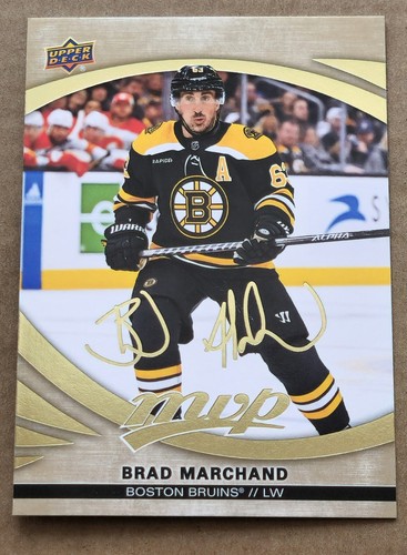 UPPER DECK NHLカード CHRONOLOGY BRAD MARCHAND BOSTON BRUINS #FH-BO-BM 送料無料 中古 IT2 2023-24 UD MVP Gold Script #76 Brad Marchand Boston Bruins