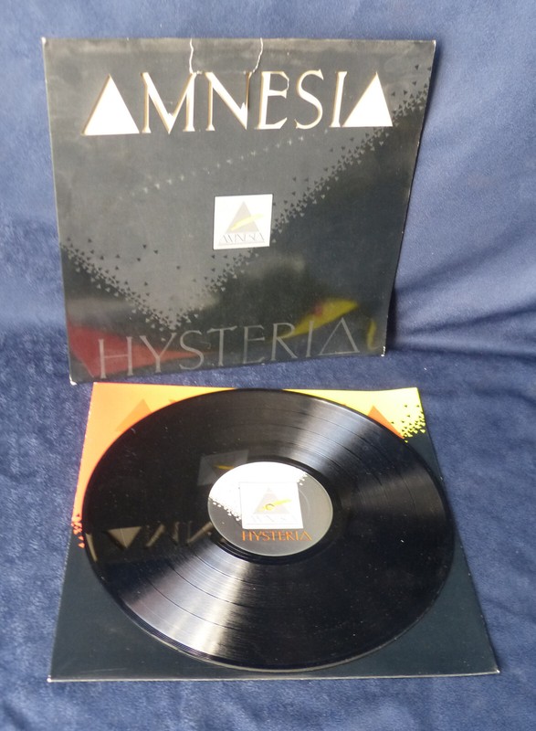 #33 Tours# Amnesia Lp Hysteria (Indisc Dilp 3625)