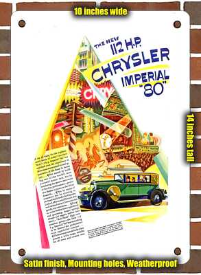 METAL SIGN - 1928 Chrysler Imperial 80 Convertible Close Coupled Sedan