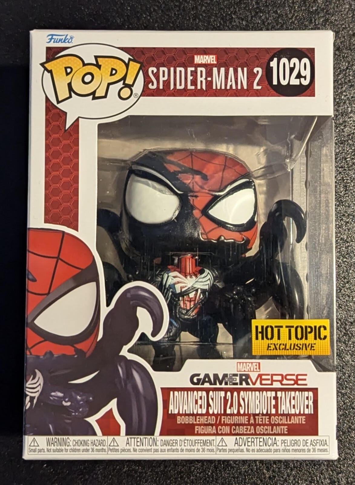アメコミ sv Funko Pop! Advanced Suit 2.0 Symbiote Takeover #1029