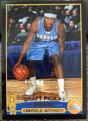 その他 2003 topps Carmelo Anthony rc black /500 Carmelo Anthony 2003 Topps Chrome #113 Black Refractor /500
