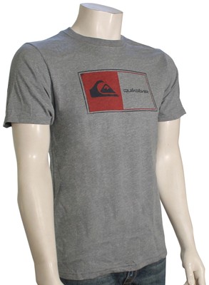 

Футболка Quiksilver Core Lockup — средний серый вереск — новинка, Grey