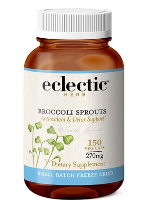 Eclectic Herb Ростки брокколи, сублимированные, 150 растительных капсул