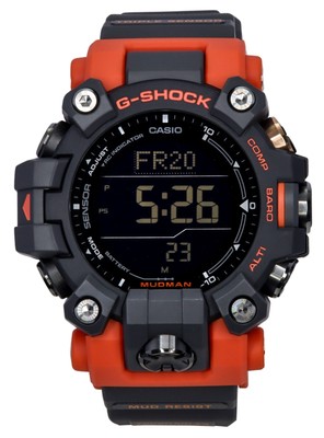 Pre-owned G-shock Casio  Mudman Master Of G-land Digital Compass Gw9500-1a4 200m Mens Watch