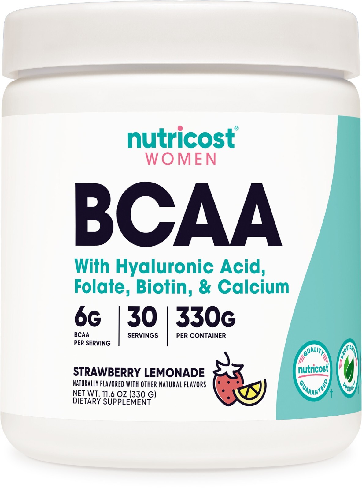 Nutricost BCAA для женщин (клубничный лимонад) 30 порций