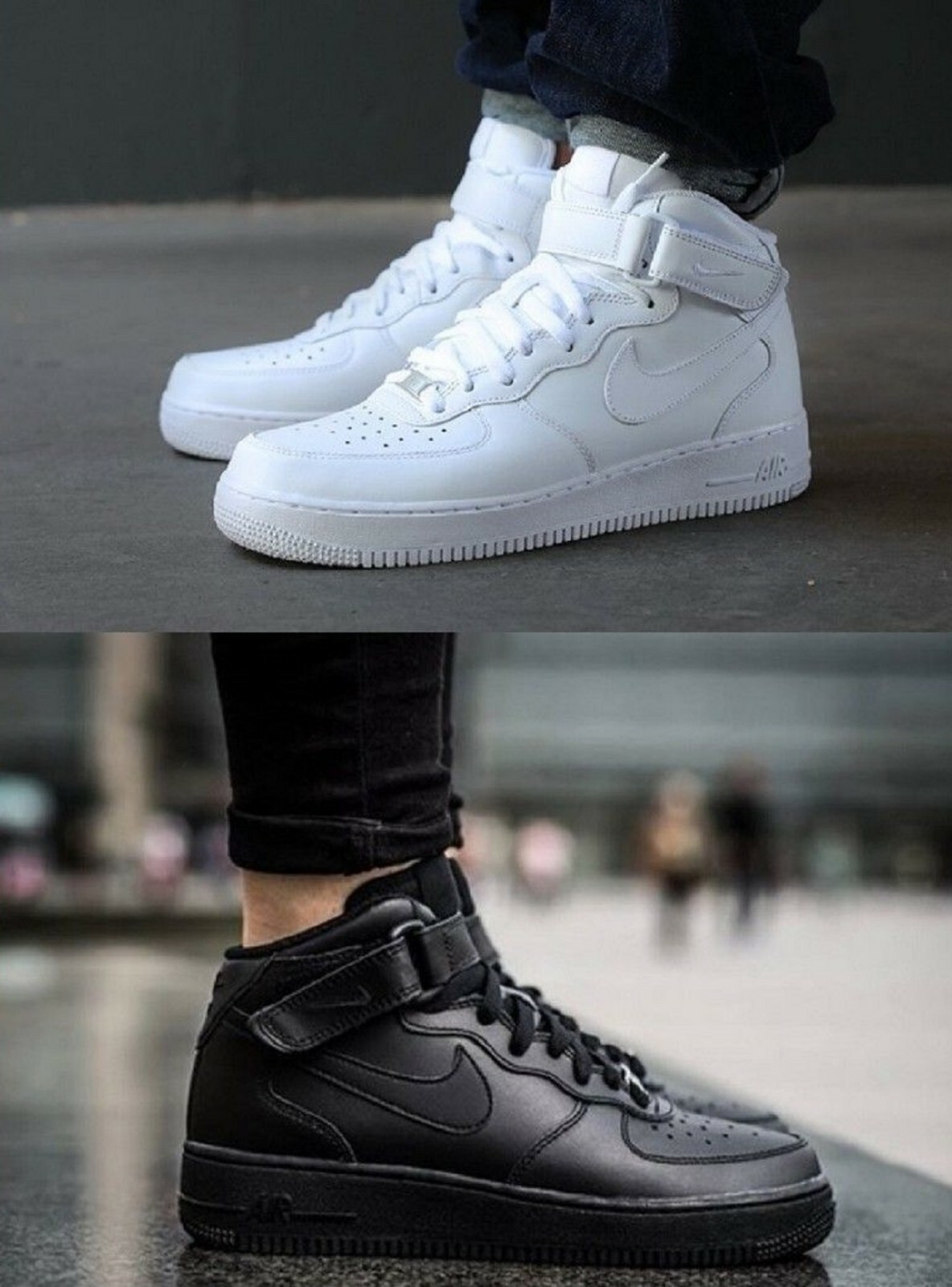nike sf air force 1 mid obsidian