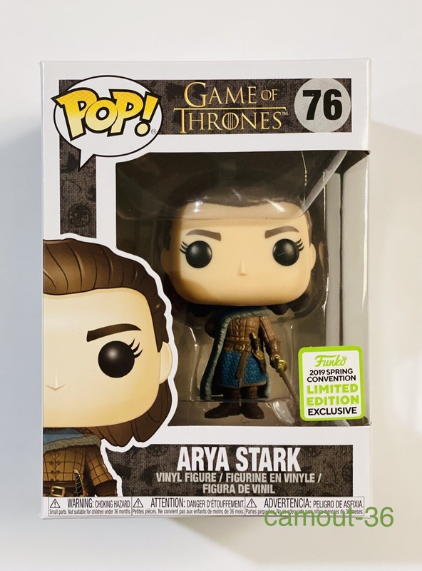 arya stark funko pop eccc boxlunch