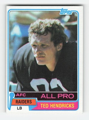 1981 Topps #200 Ted Hendricks Near Mint or Better