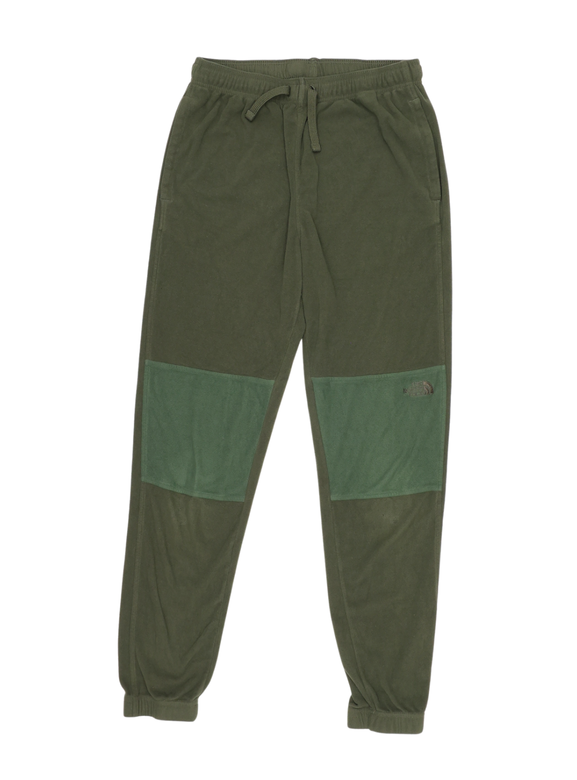 The North Face L8918 Mens Green Fleece Drawstring Jogger Pants Size M 10 690 305267457664