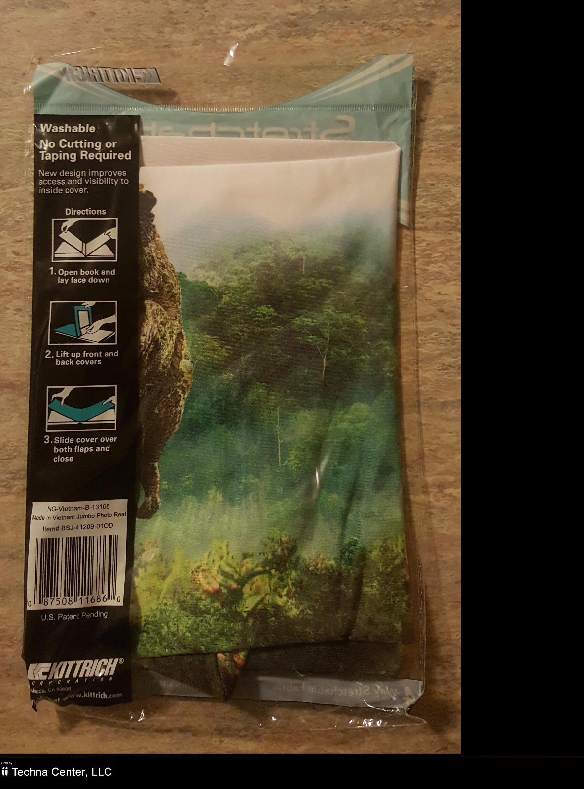 Kittrich Stretchable Jumbo Book Cover, 2 Packs