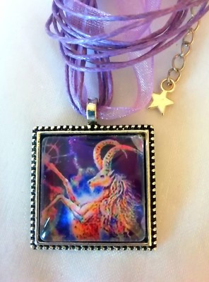 New Capricorn Astrology Necklace ~  Birthday Horoscope Zodiac Gift Pendant