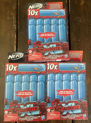 Nerf MEGA XL - 3/10pks. (30 Darts total) Refill For all Nerf MEGA XL Blasters