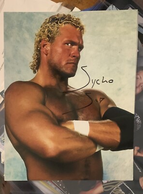 Sycho Sid Vicious Justice Autographed 8x10 Photo WWE Signed Wcw Psycho