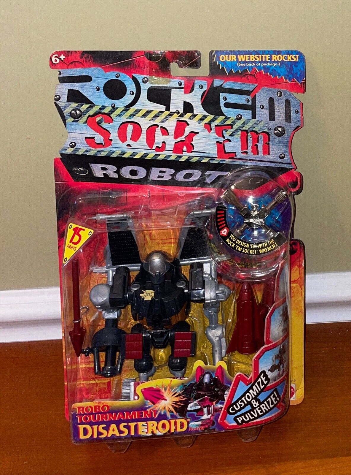 Rock Em Sock Robots Robo Tournament Disasteroid Action Figure Brand NEW & SEALED Rock Em Sock Robots Robo Tournament Disasteroid Action Figure Brand NEW & SEALED