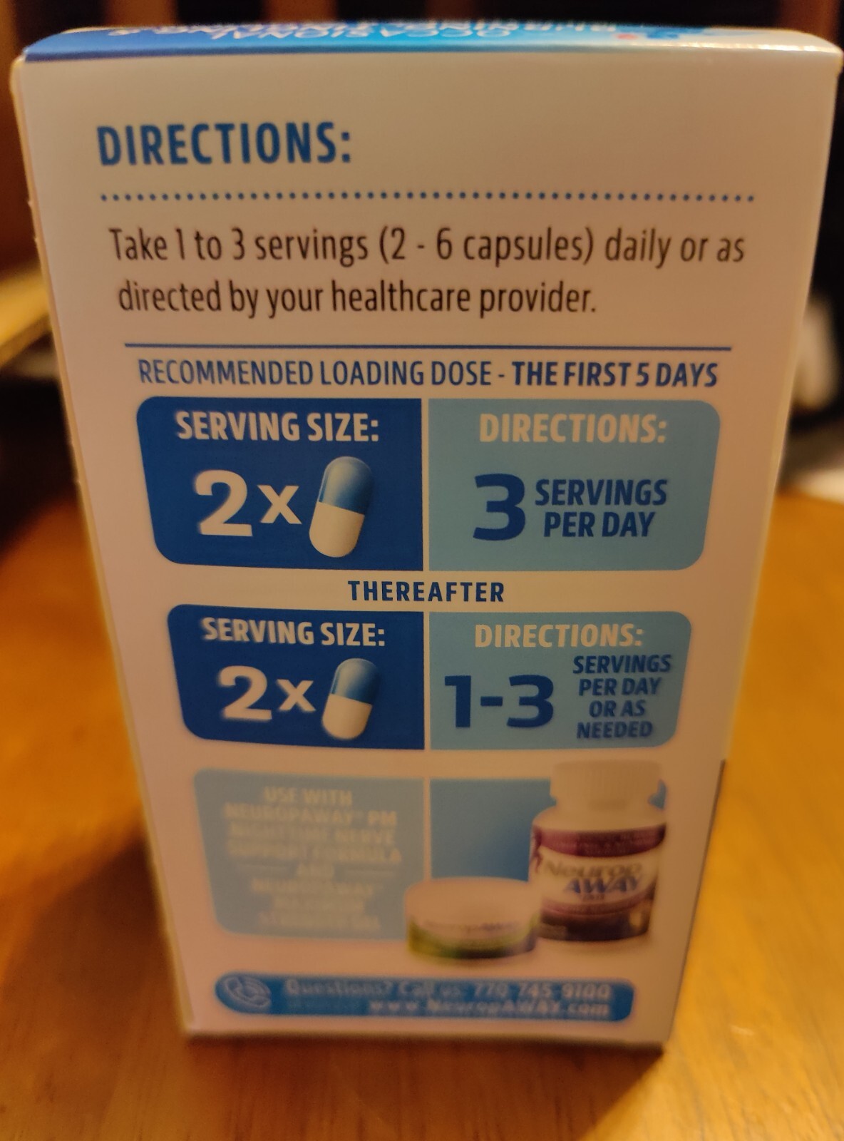 Neuropaway Nerve Support Formula 60 Daily Capsules. Alpha Lipoic Acid (R-ALA)