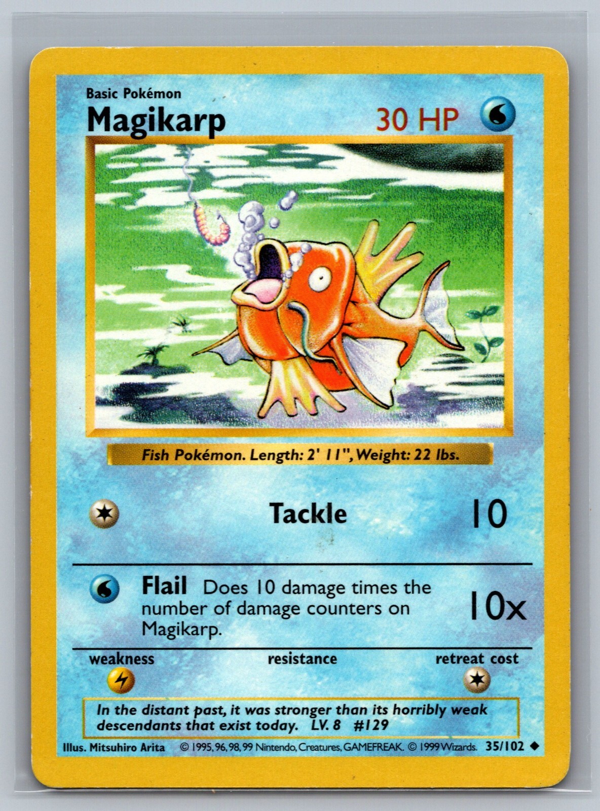 Magikarp 英語版 1st edition shadow less Pokemon PSA 9 MINT 1999 Magikarp 1st Edition Shadowless Base